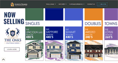 Desktop Screenshot of northprairiehomes.com